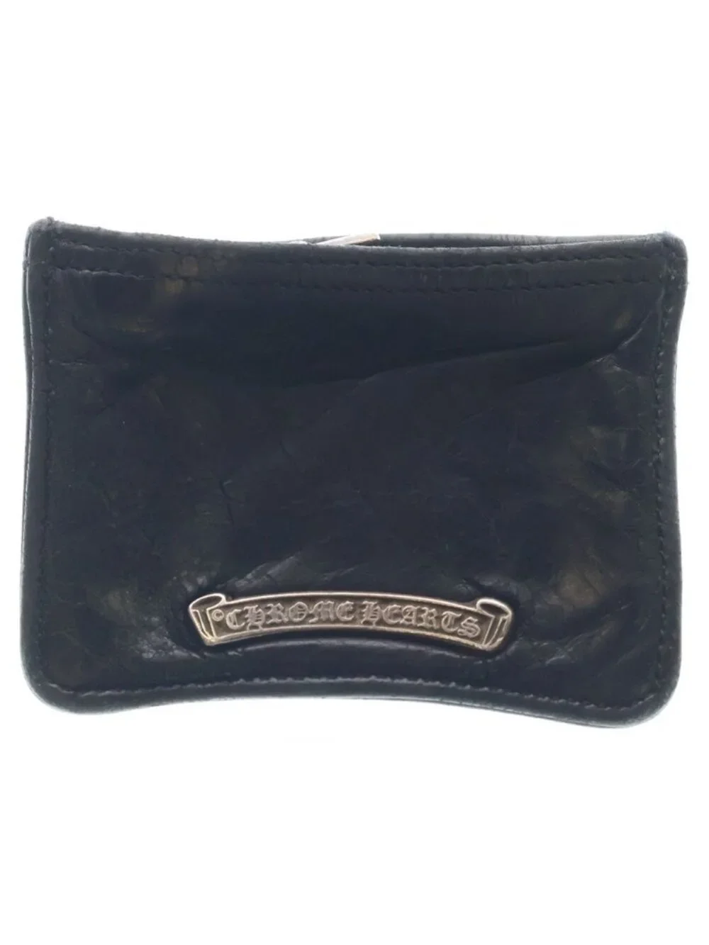 Chrome Hearts Zpr Chng Purse Change Dagger Zip Coin Black